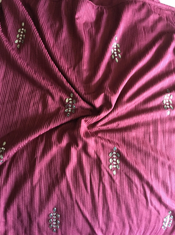 Jersey Jacquard with Crystal